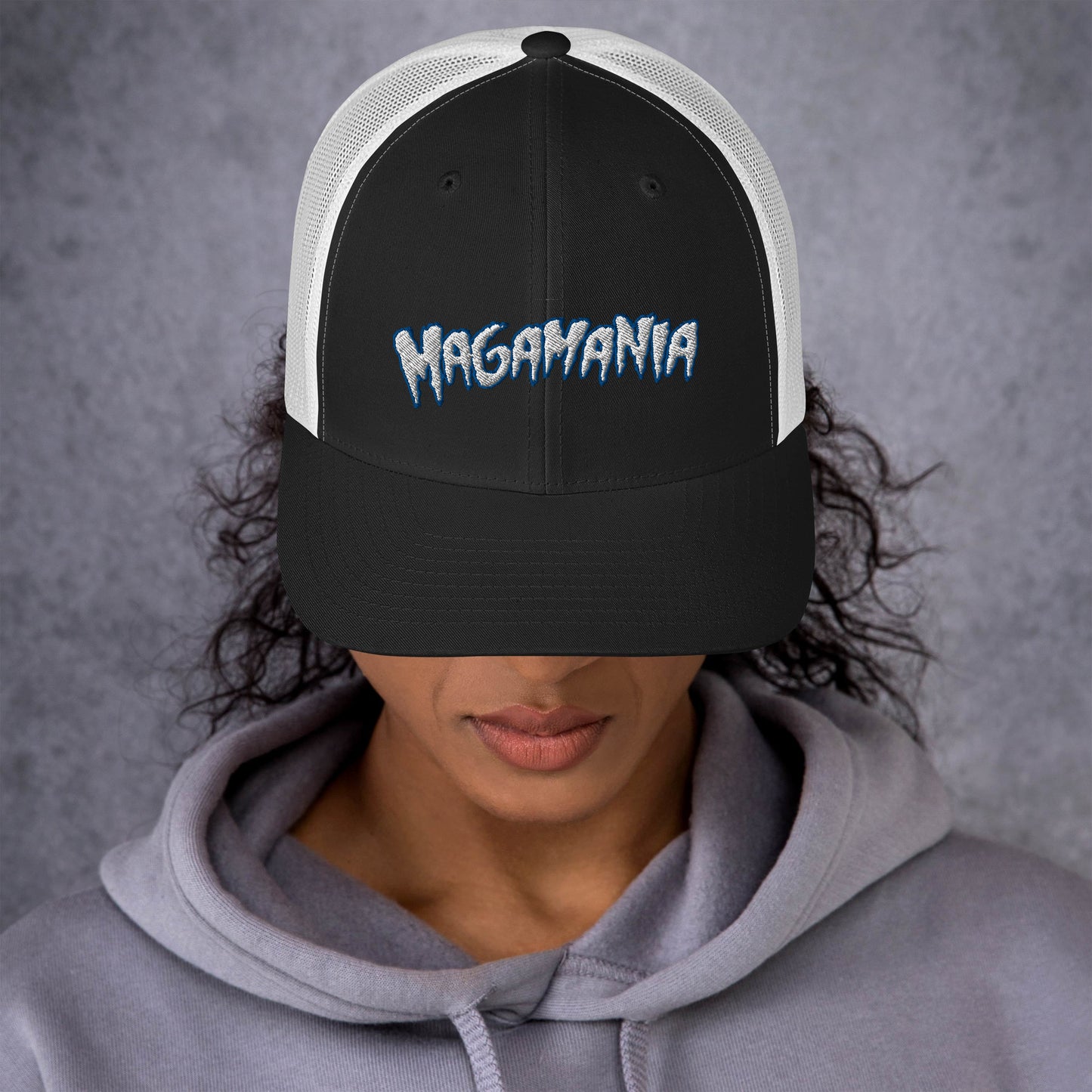 Magamania Retro Trucker Cap w/white