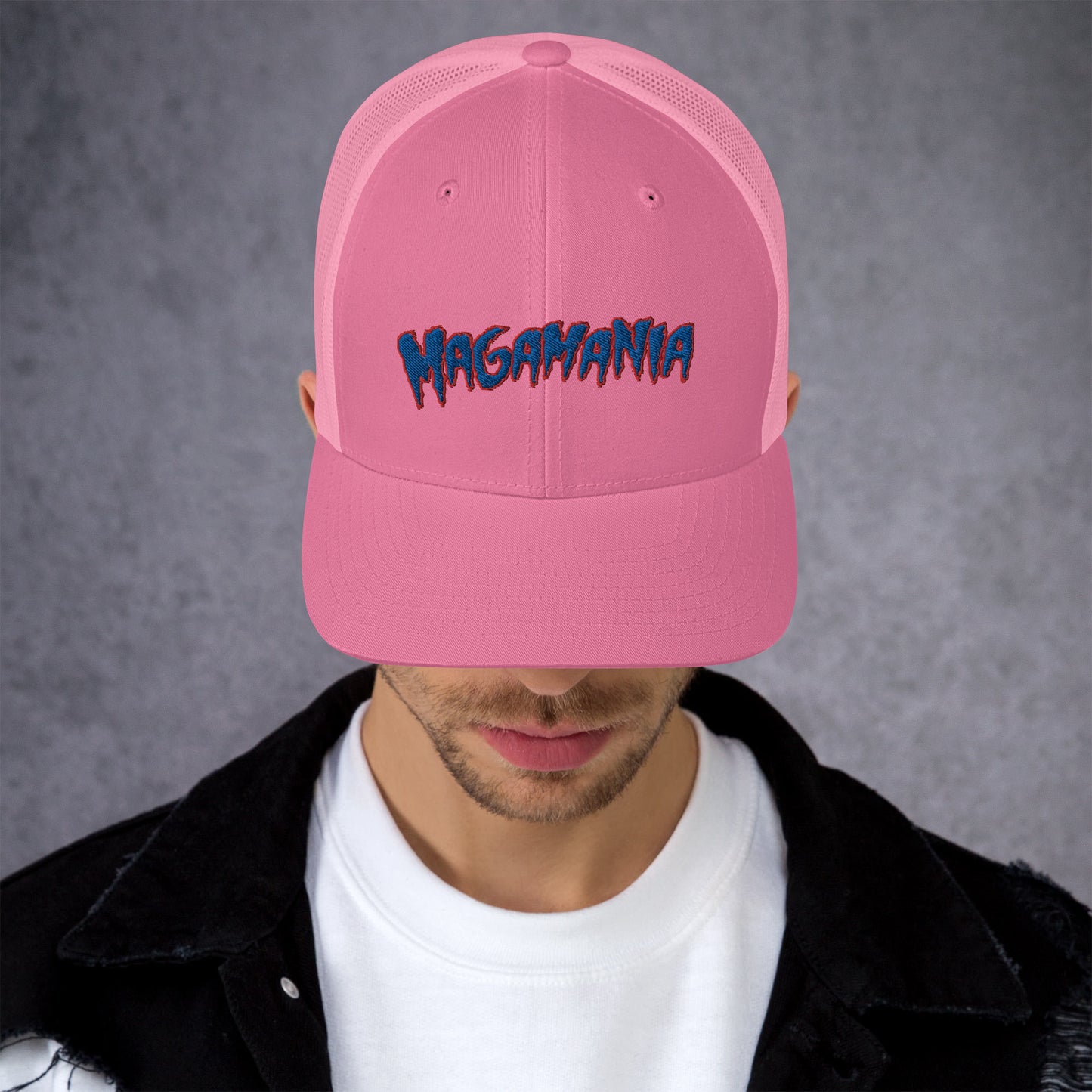 Magamania Retro Trucker Cap w/blue