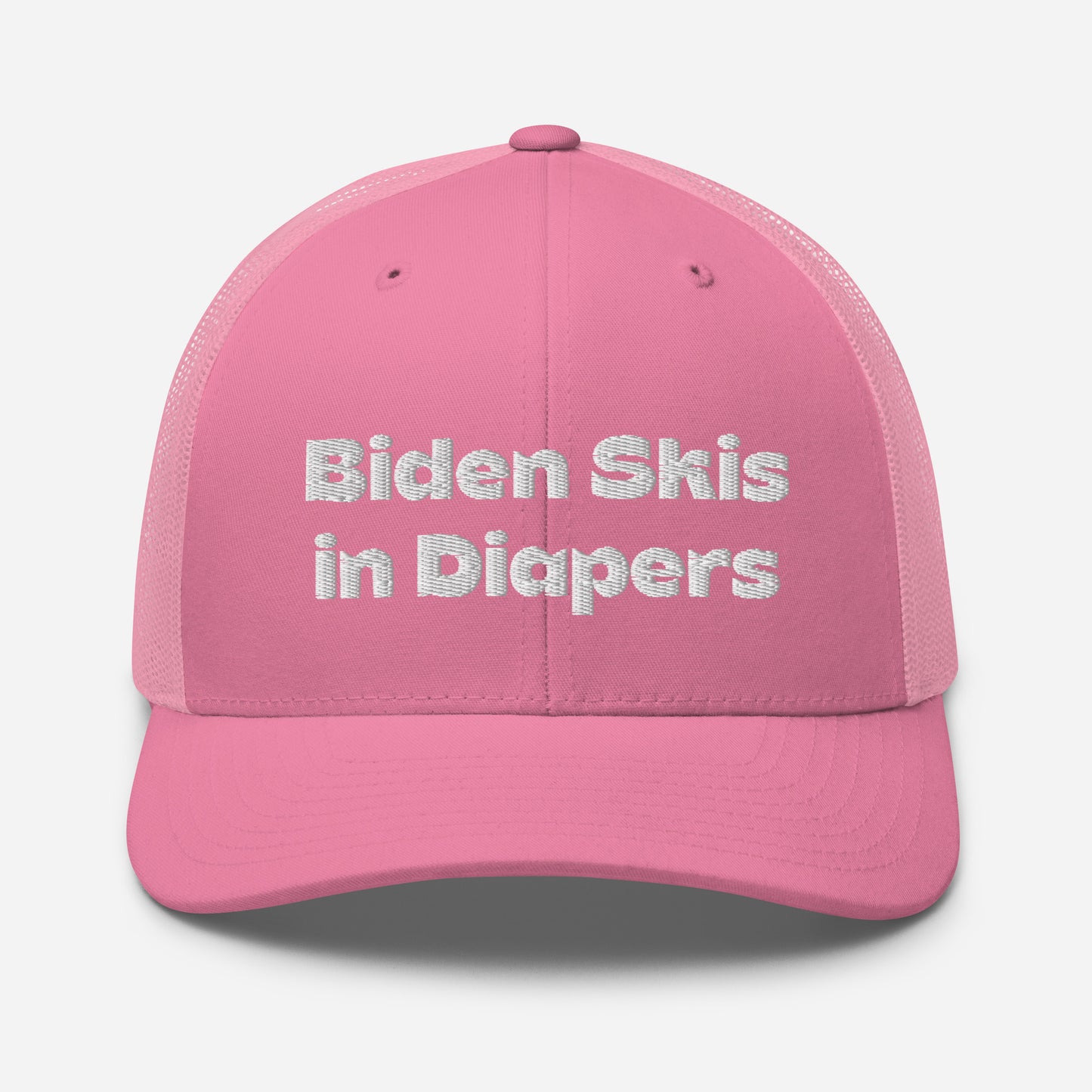 Biden Skis in Diapers Trucker Cap