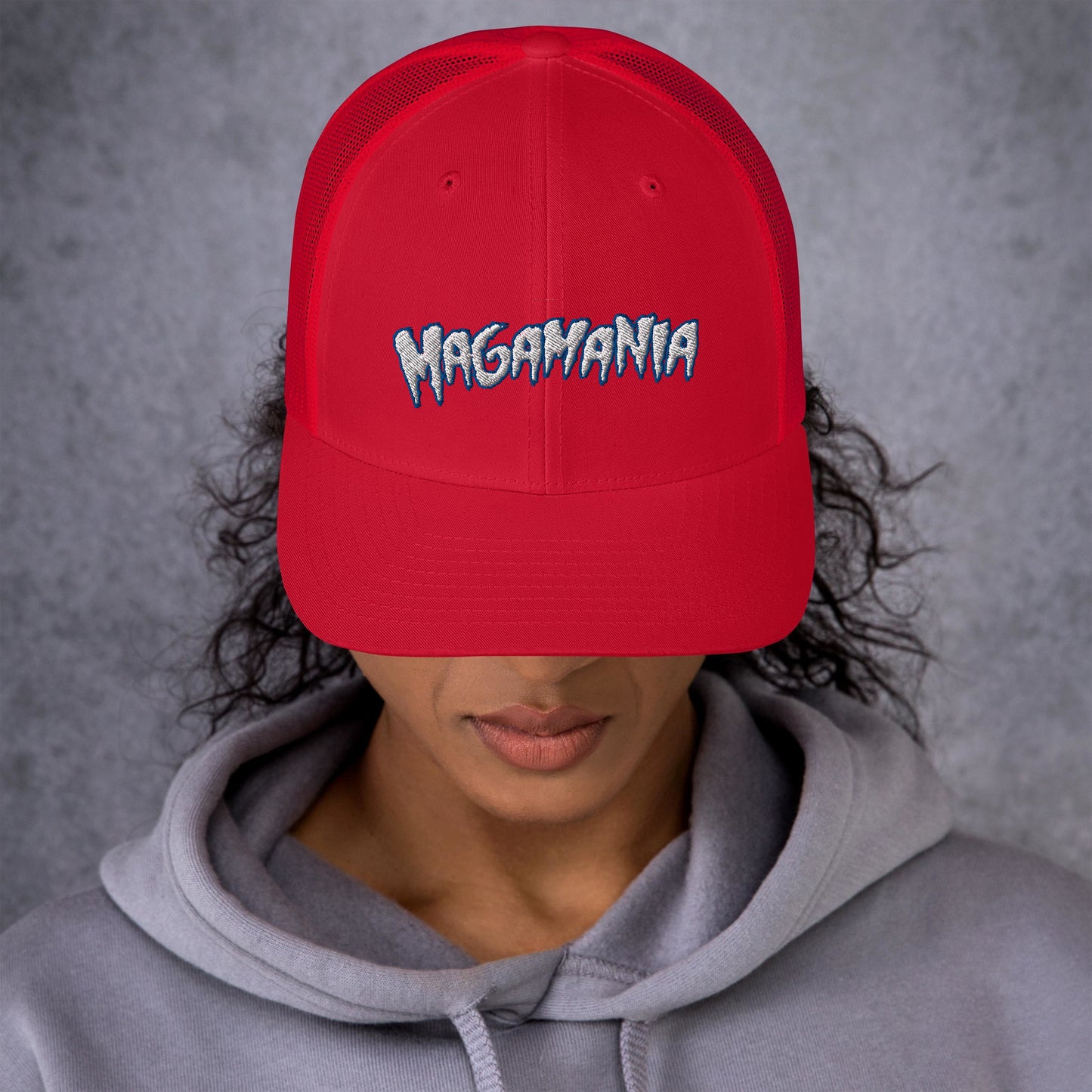 Magamania Retro Trucker Cap w/white