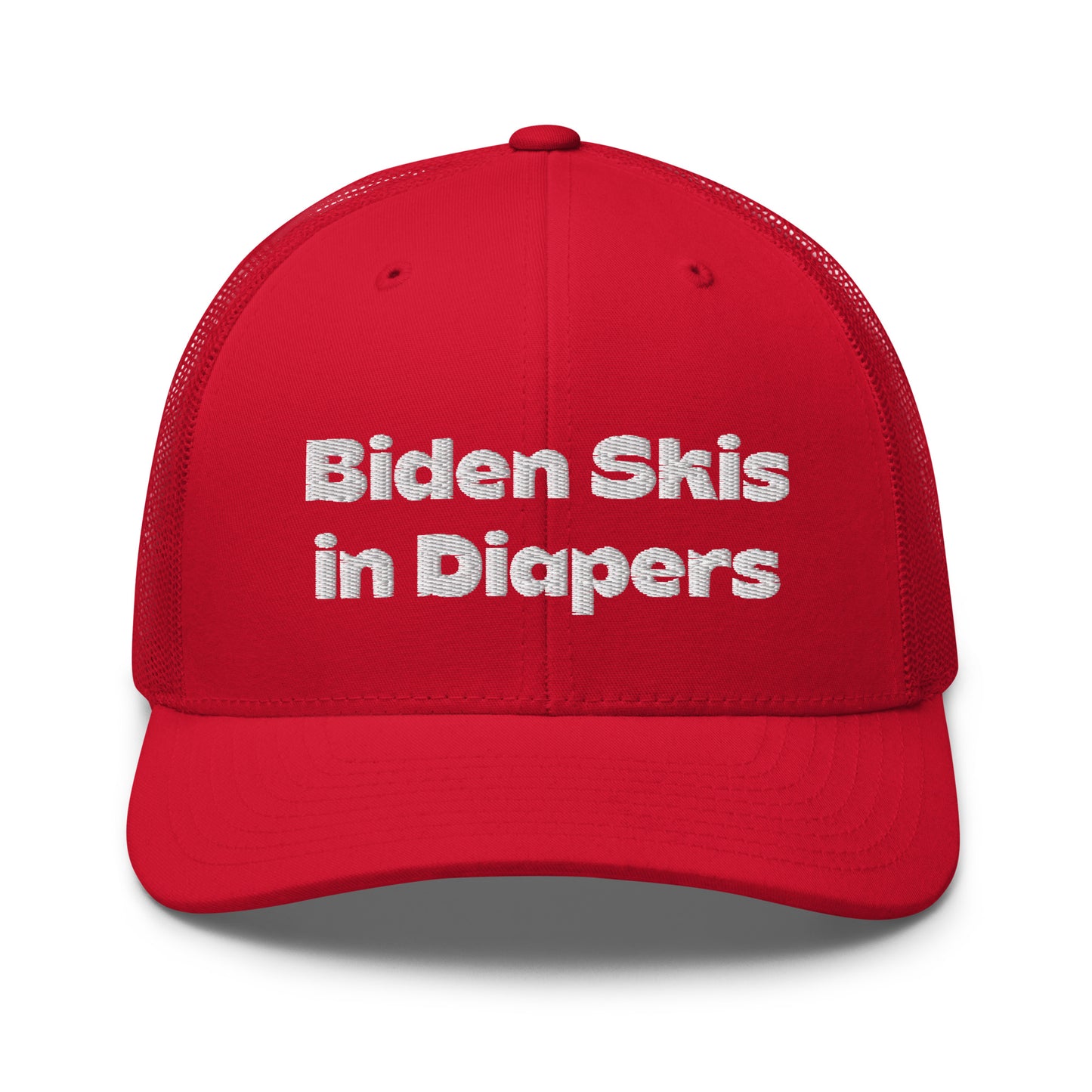 Biden Skis in Diapers Trucker Cap