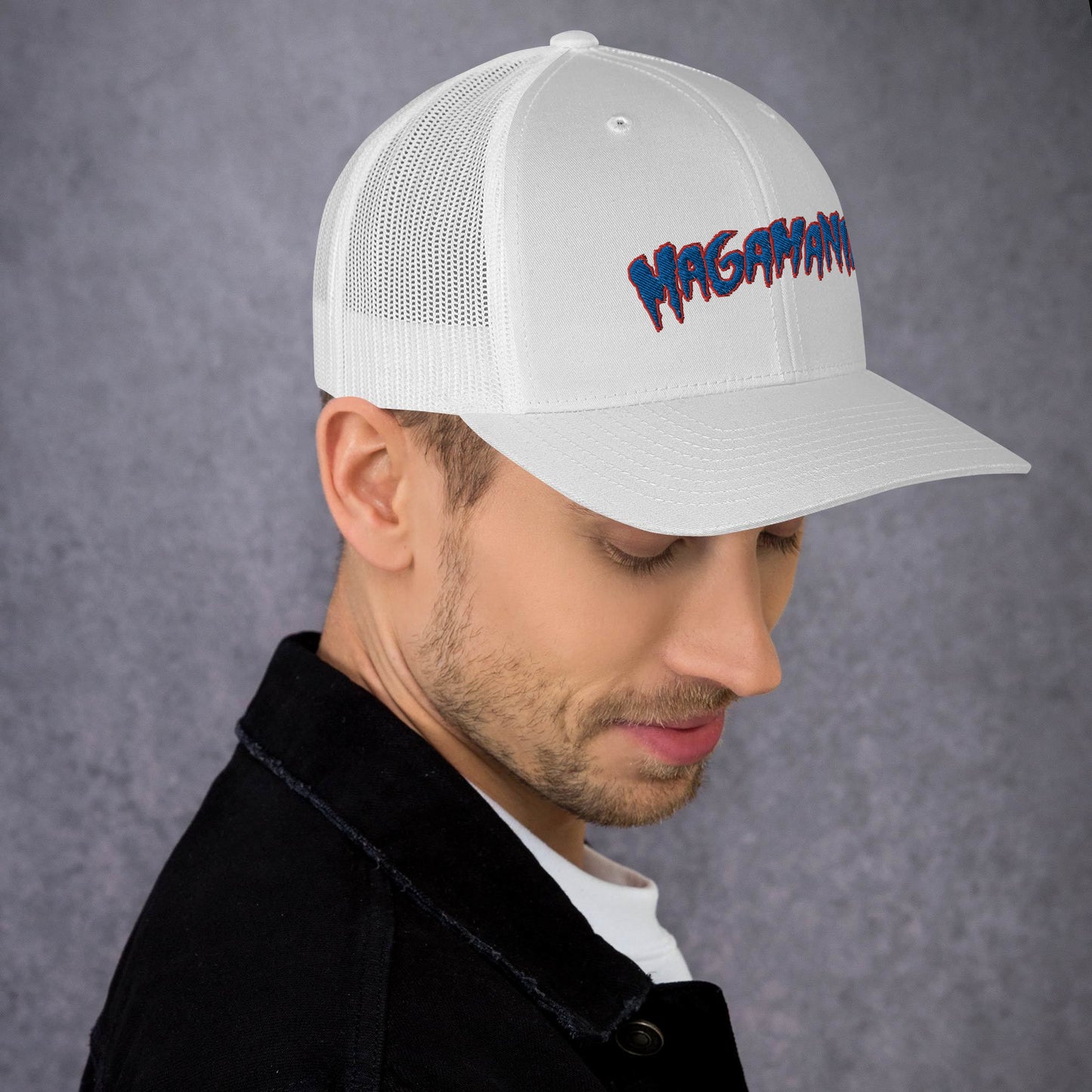 Magamania Retro Trucker Cap w/blue